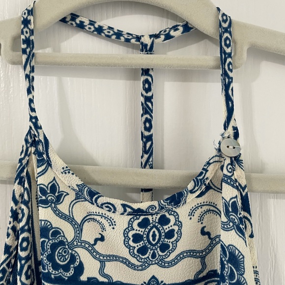 Promesa High Neck Halter Top Open Back Dress S - Picture 5 of 6